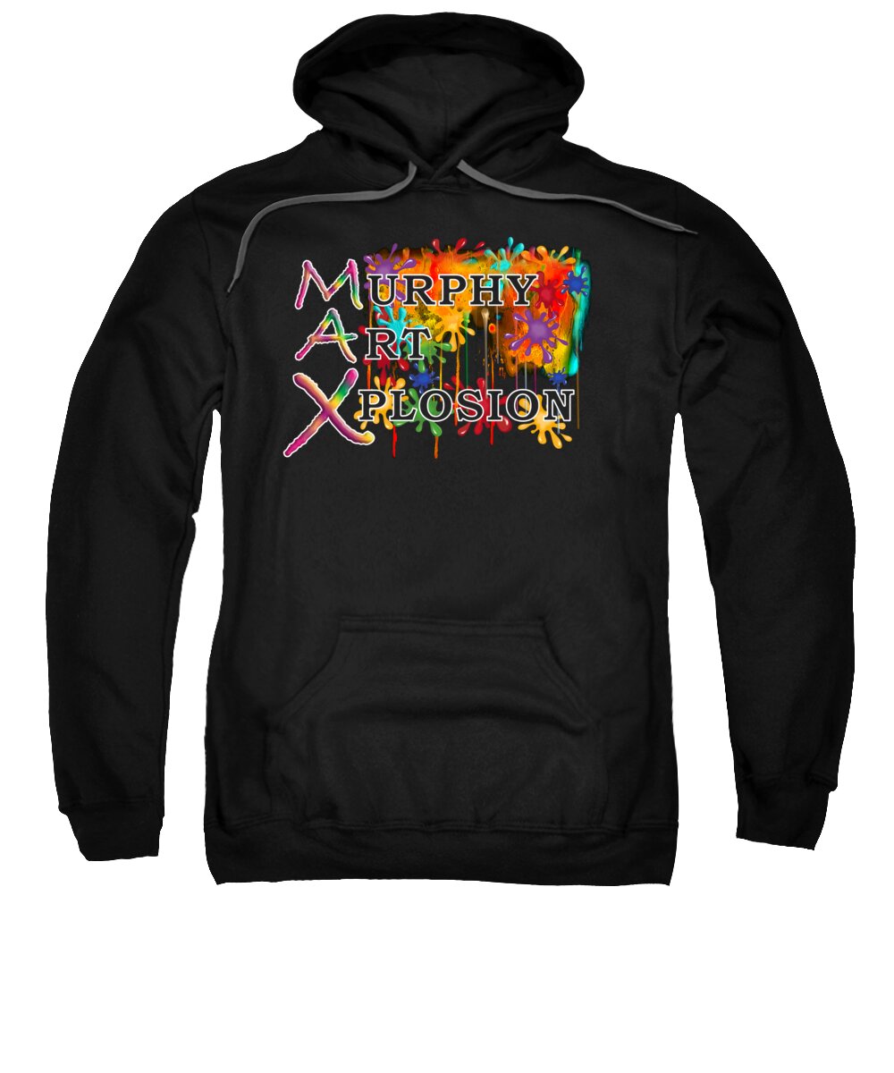 Max. Murphy Art Explosion Sweatshirt featuring the photograph MAX Logo PNG by Debra and Dave Vanderlaan