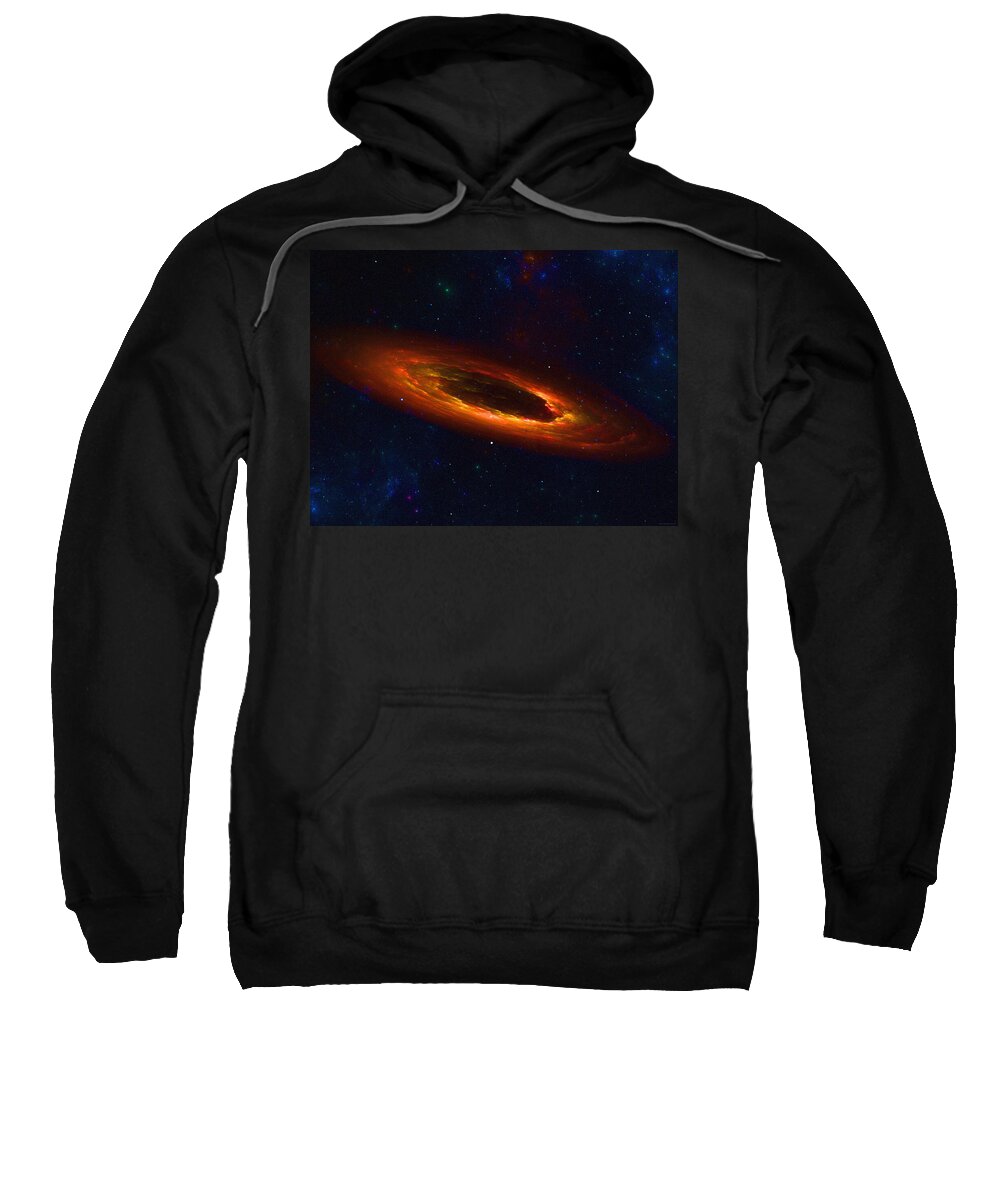 3d Sweatshirt featuring the painting Object Fire Ring by George Art Gallery