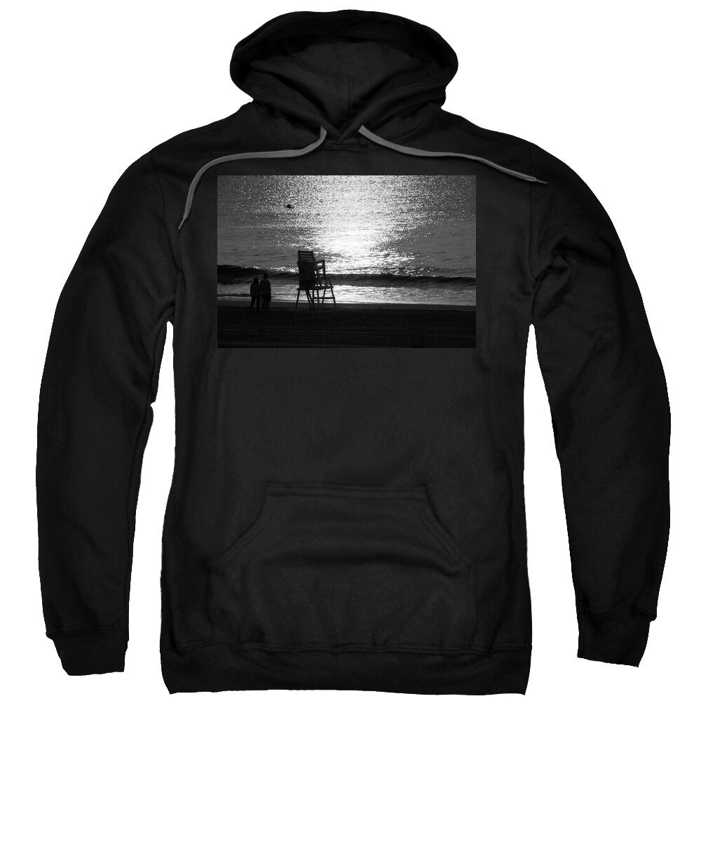 Beach Sweatshirt featuring the photograph OC Sunset3351 by Carolyn Stagger Cokley