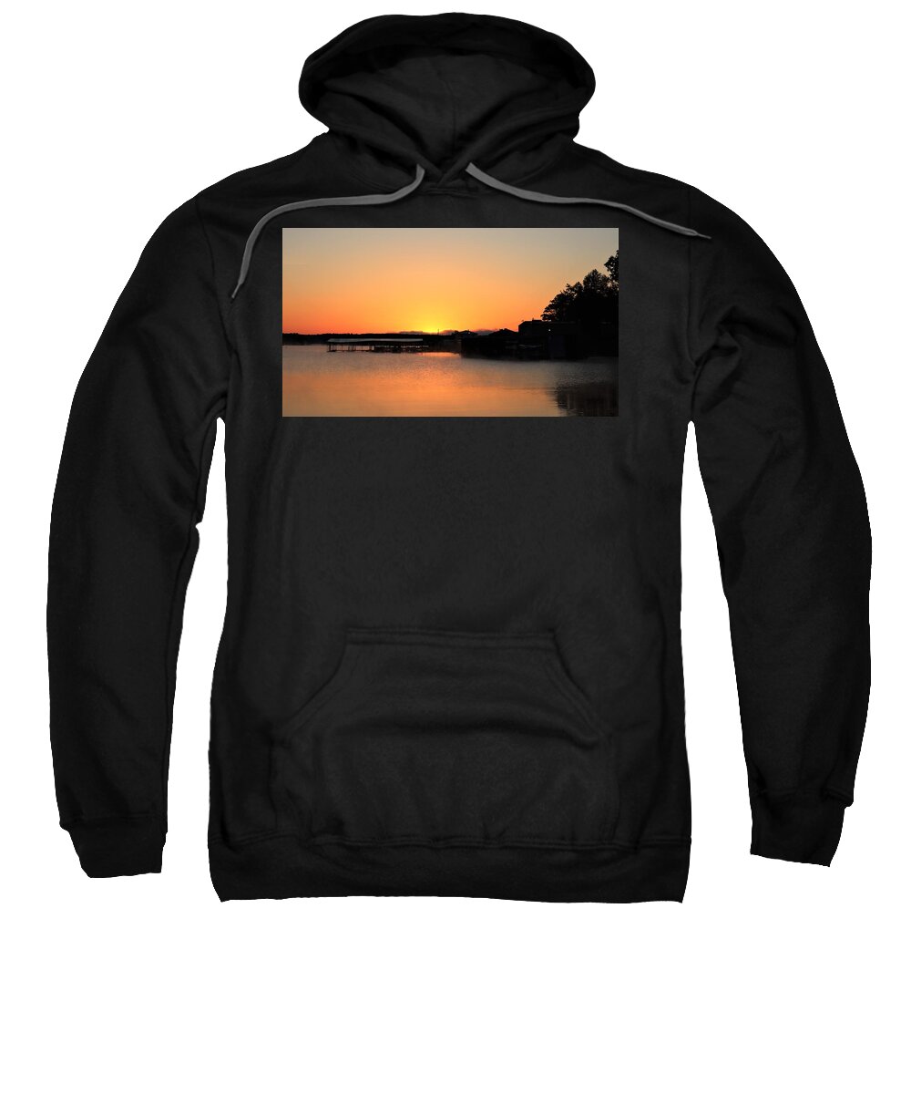 Lake Sweatshirt featuring the photograph Orange You Coming Up? by Ed Williams