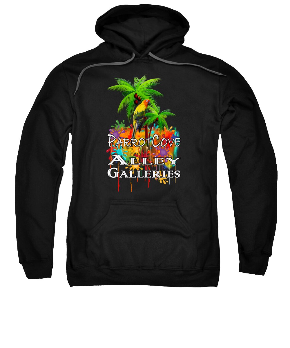 Parrot Sweatshirt featuring the photograph Parrot Cove PNG by Debra and Dave Vanderlaan