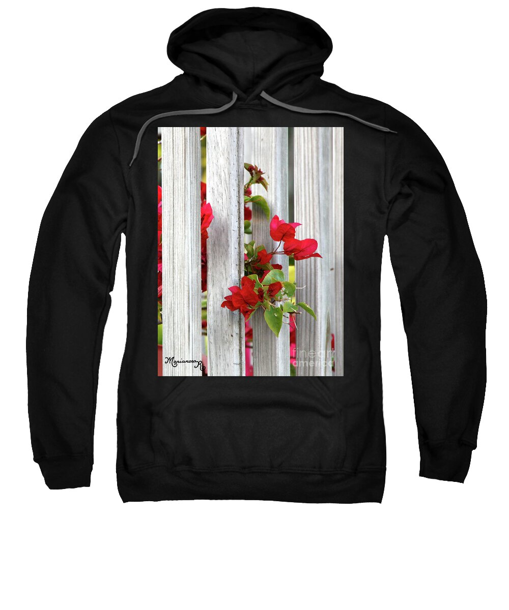 Nature Sweatshirt featuring the photograph Peeking Out by Mariarosa Rockefeller