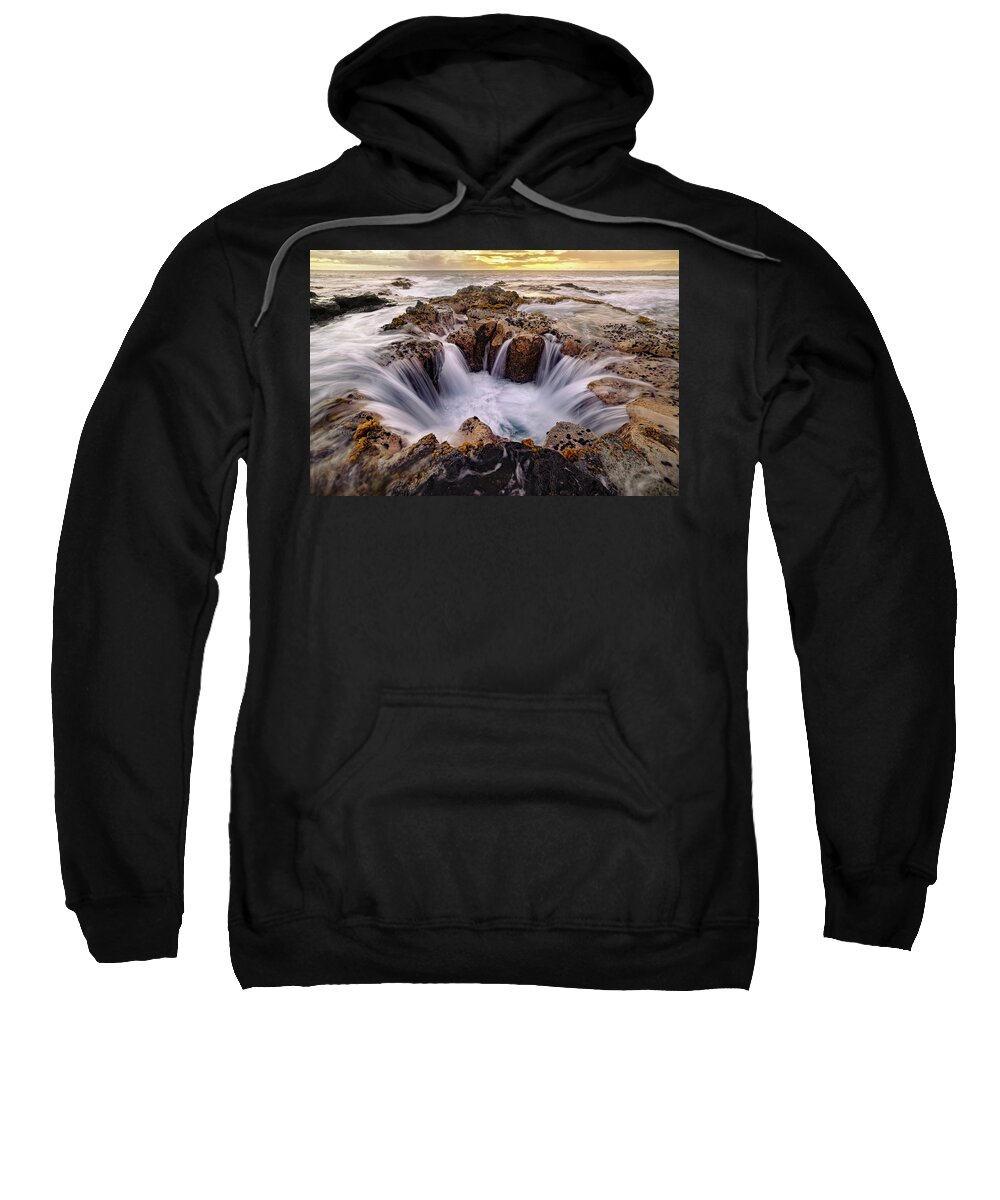 Big Island Sweatshirt featuring the photograph Pele's Well by James Capo