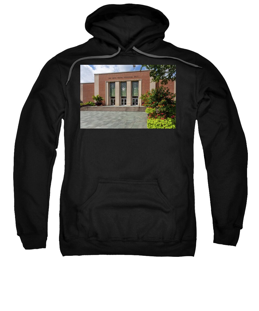 William & Mary Sweatshirt featuring the photograph Phi Beta Kappa Hall by Jerry Gammon