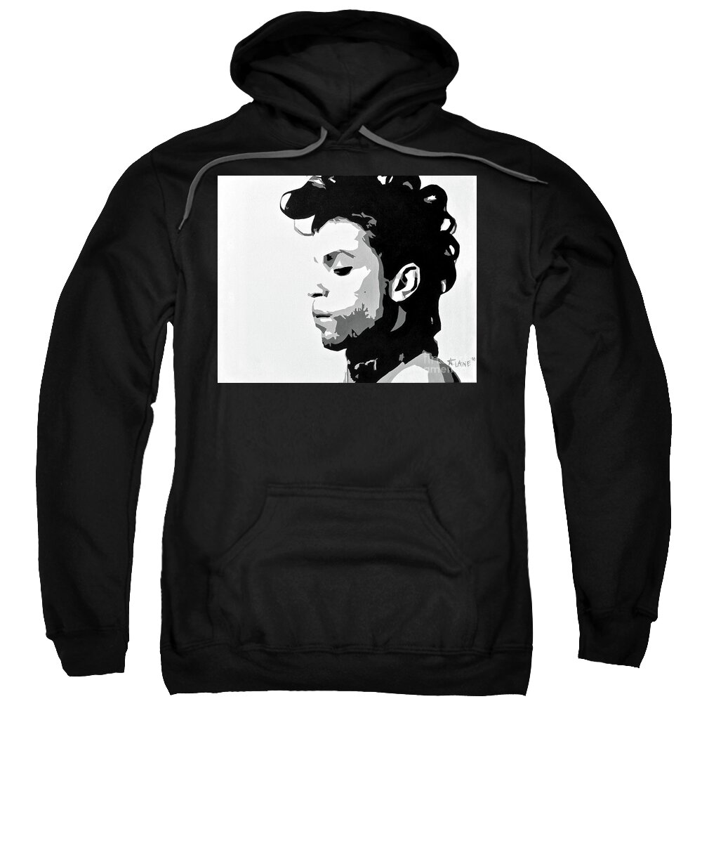 Prince Sweatshirt featuring the painting Prince by Ashley Lane