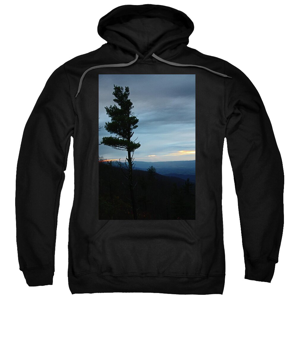 Sunset Skyline Drive Sweatshirt featuring the photograph Shenendoah by Carolyn Stagger Cokley