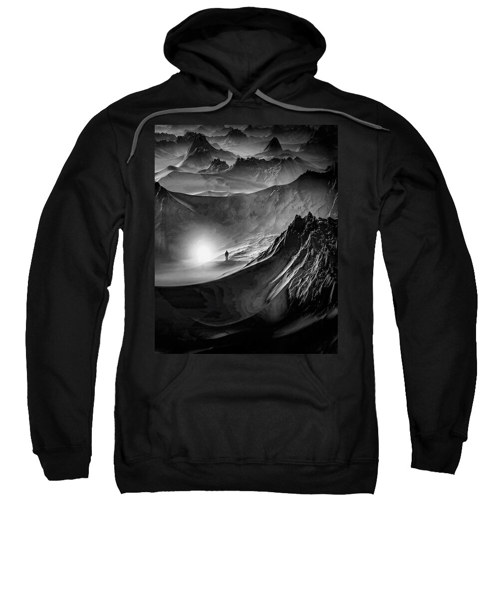 Fine Art Sweatshirt featuring the photograph Stealing The Moon by Sofie Conte