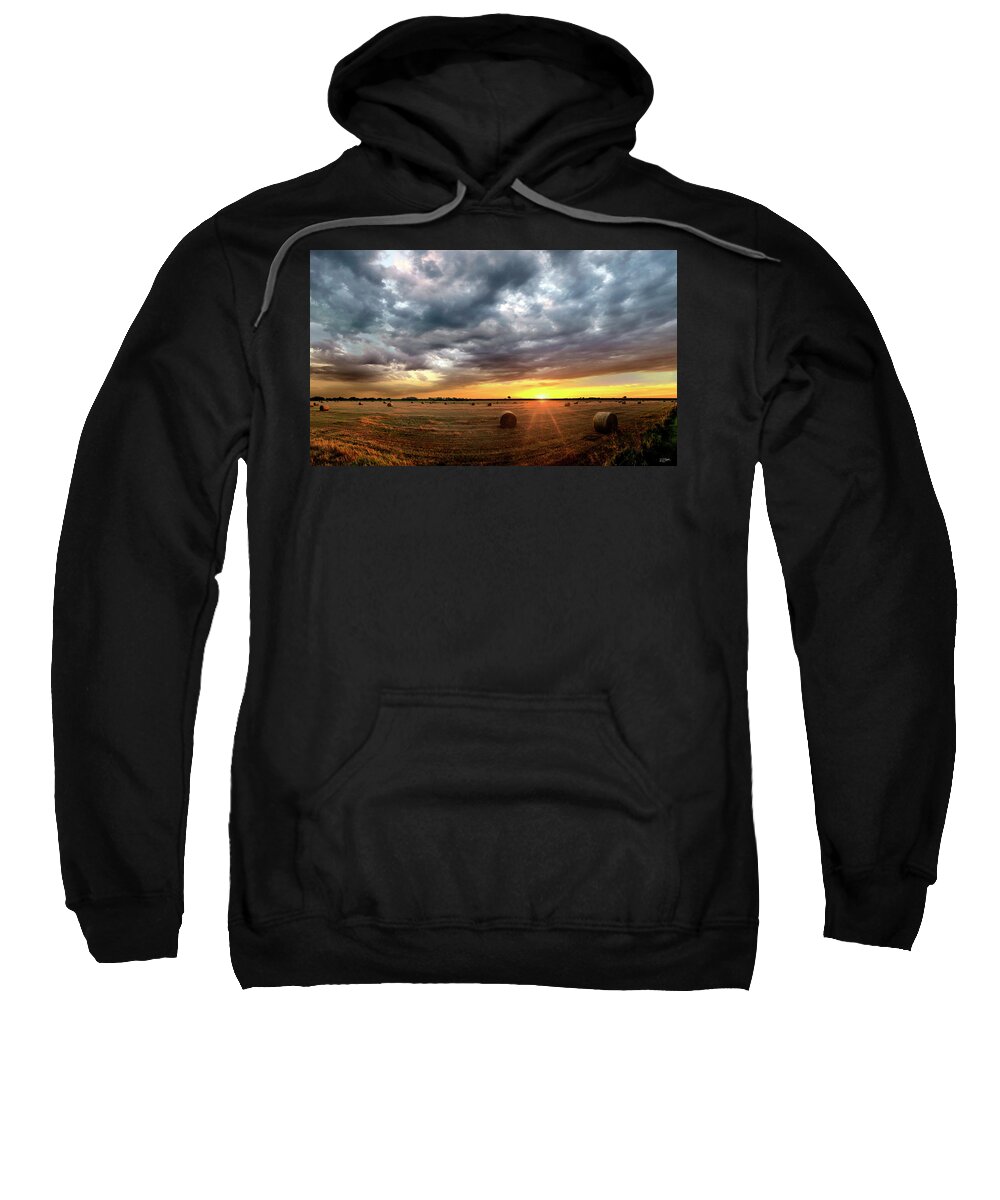 Sunset Sweatshirt featuring the photograph Sunset in Mission Valley by Rod Seel