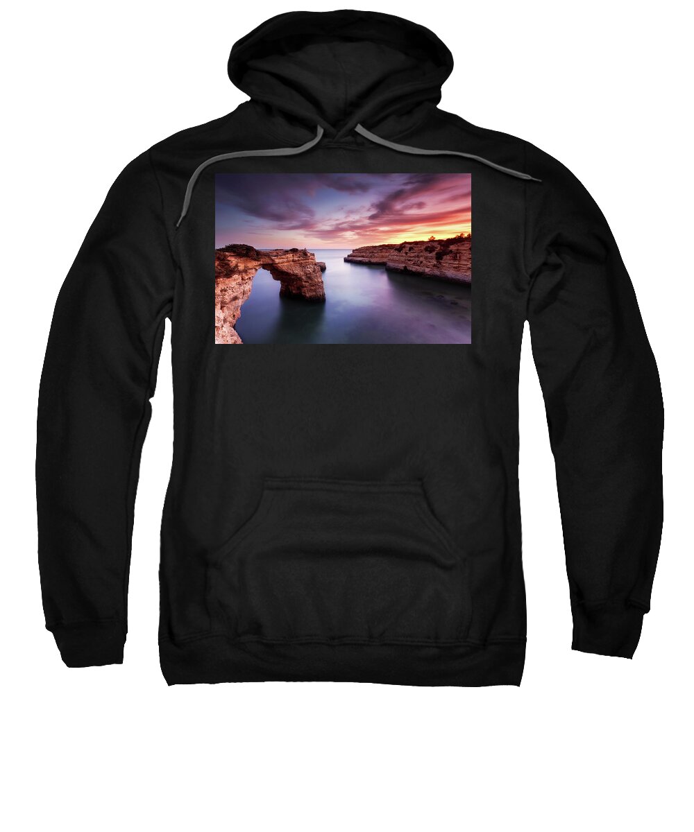 Sunset Sweatshirt featuring the photograph Sunset whispers by Jorge Maia