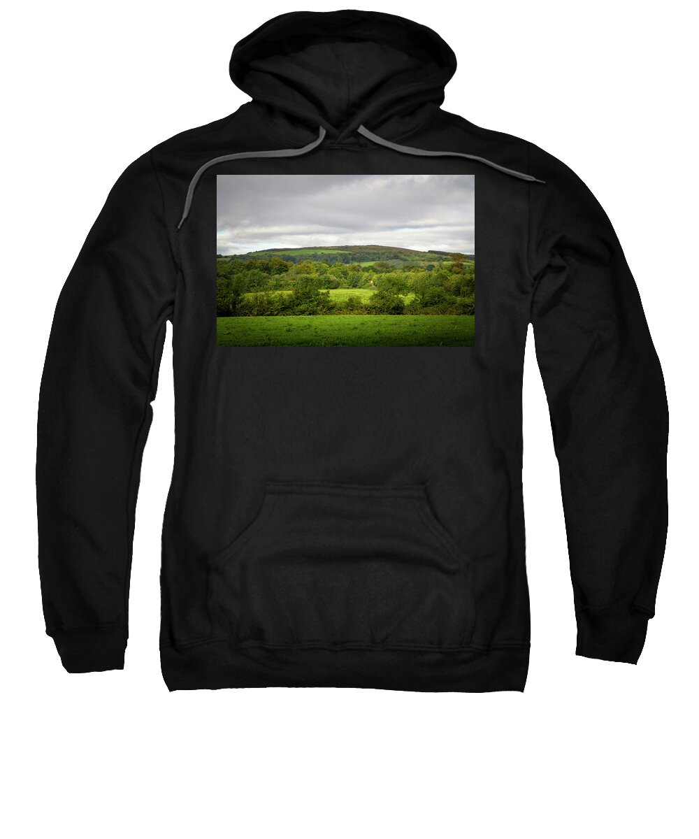 Black Hill Sweatshirt featuring the photograph The Black Hill by Mark Callanan