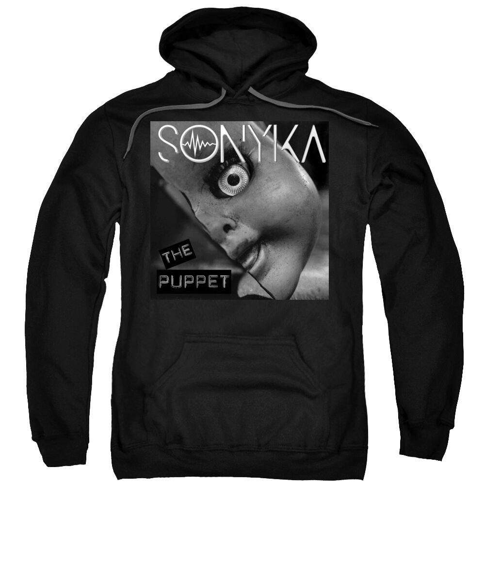 Album Cover Sweatshirt featuring the digital art The Puppet by Sonyka