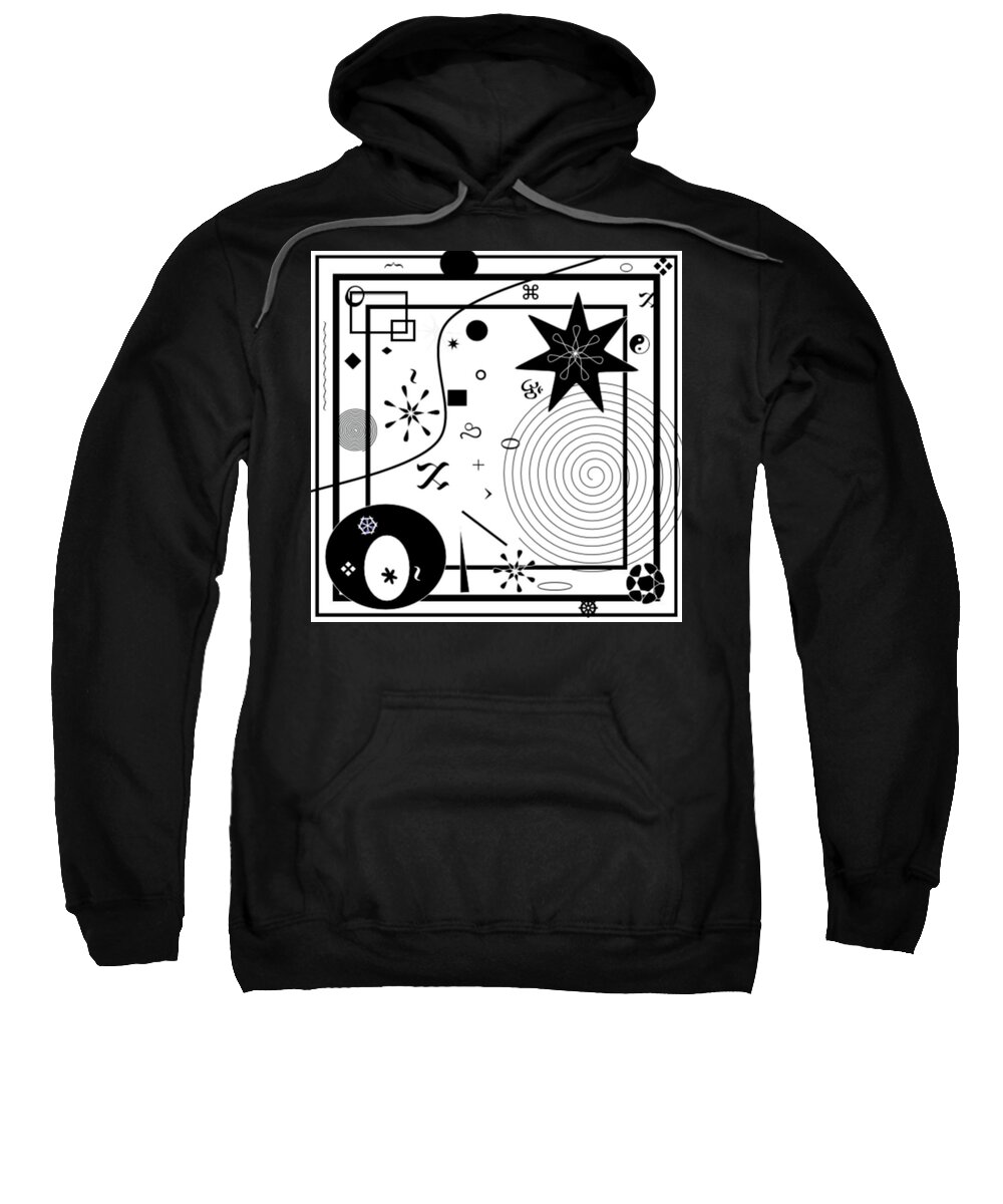 Black Sweatshirt featuring the digital art The Showman by Designs By L