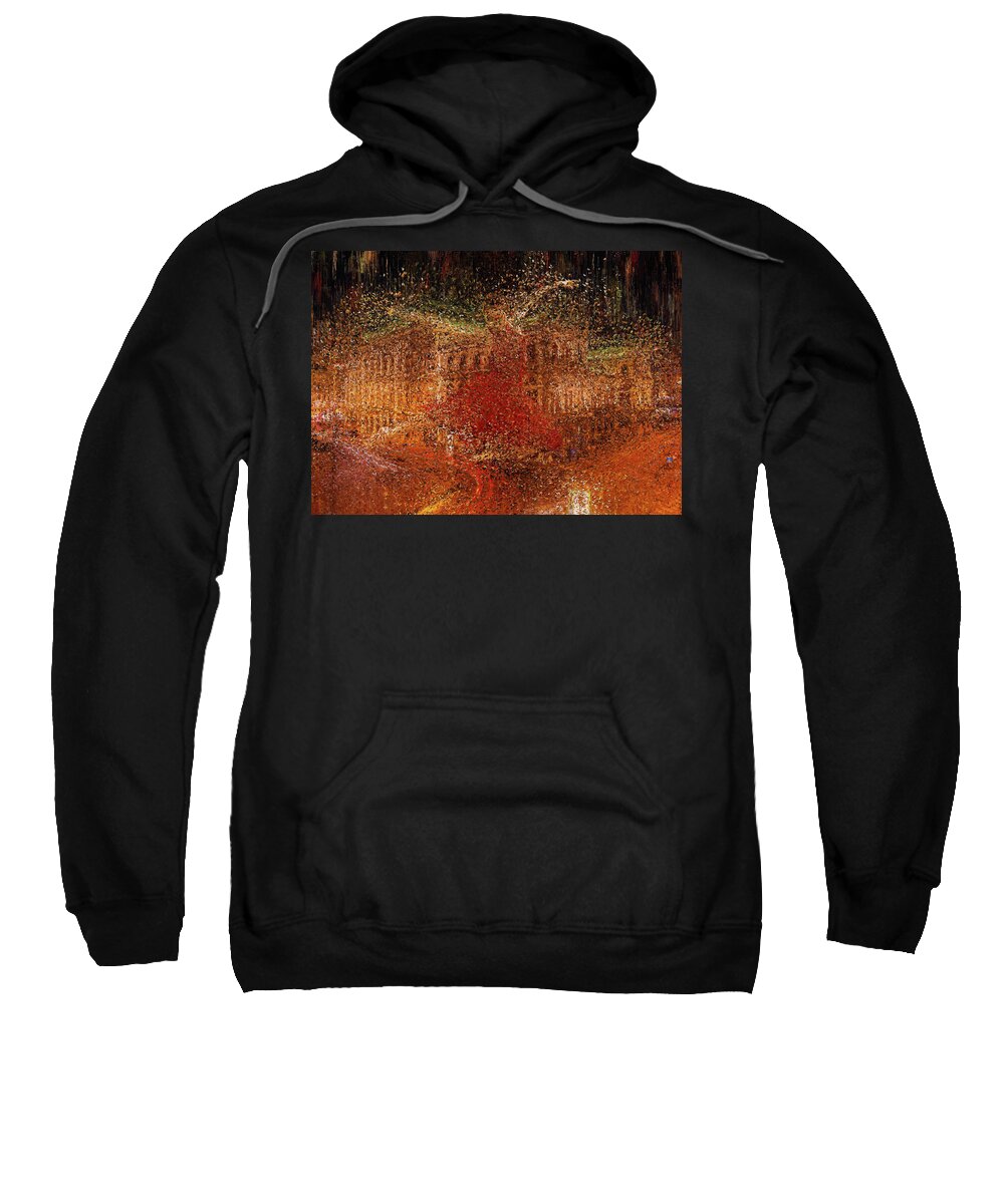 Opera Sweatshirt featuring the painting Viennese Mood by Alex Mir