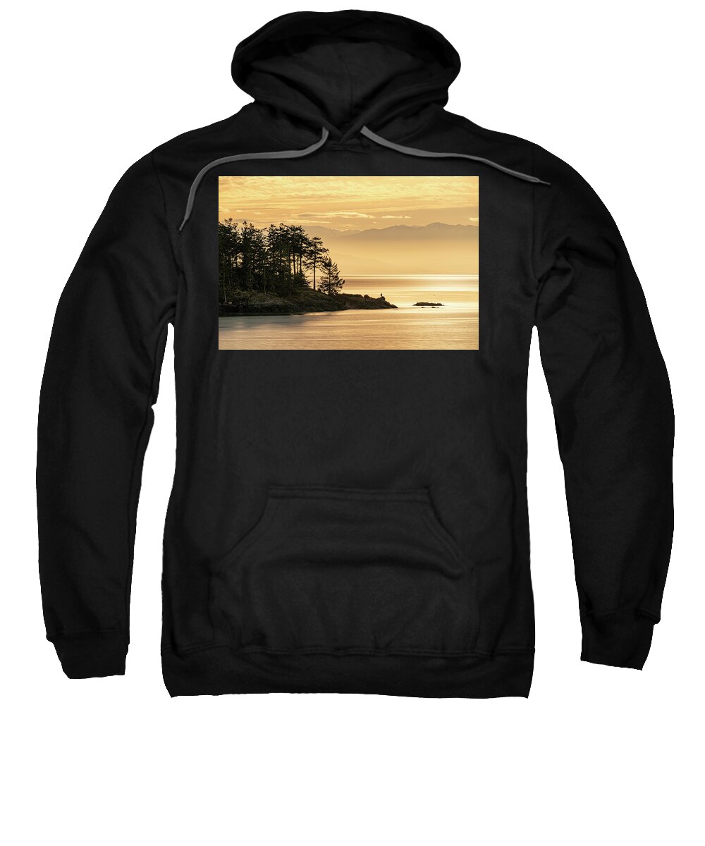 Sunset Sweatshirt featuring the photograph West Point Lovers by Gary Skiff