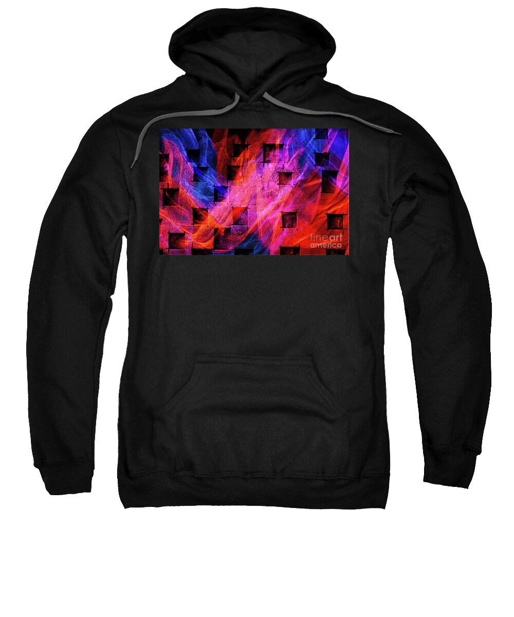 Abstracts Sweatshirt featuring the photograph Winds of Fire by Marilyn Cornwell