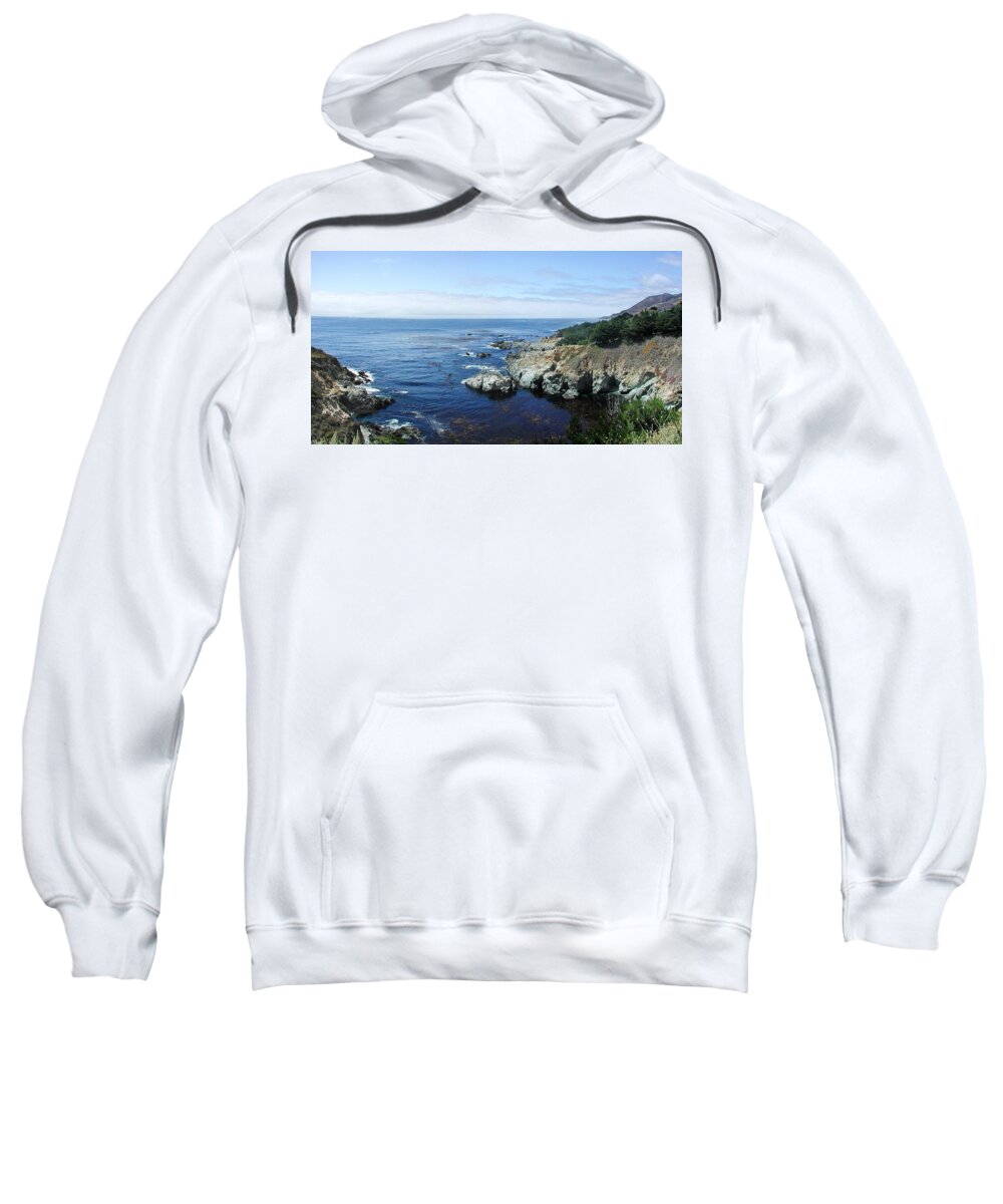 Big Sur Sweatshirt featuring the photograph Cove #2 by Steve Ondrus