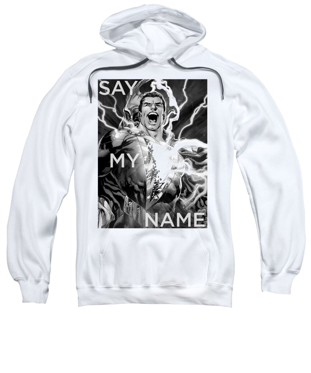  Sweatshirt featuring the digital art Jla - Say My Name by Brand A