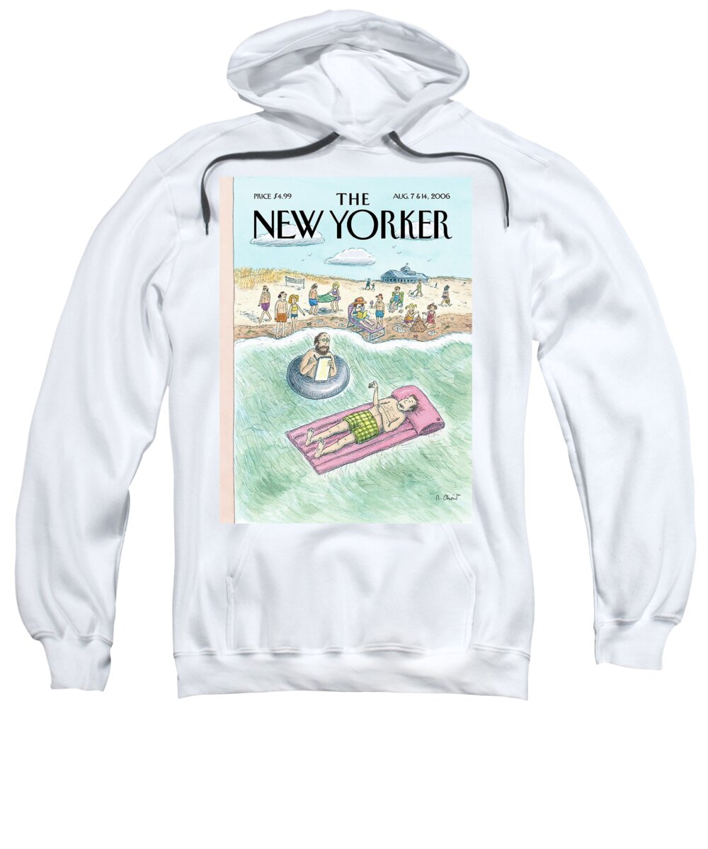 Vacation Sweatshirt featuring the painting Emergency Session by Roz Chast