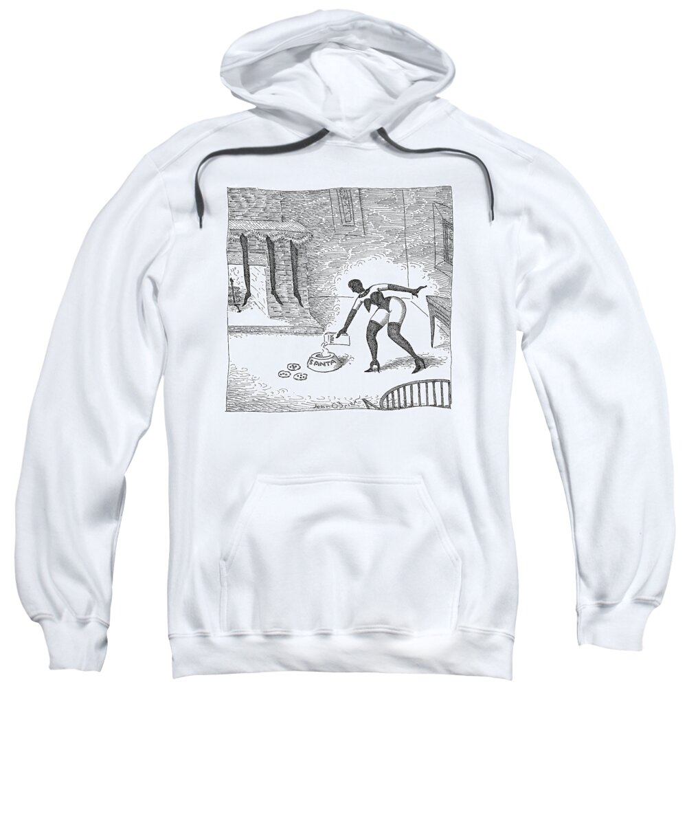 S&m Sweatshirt featuring the drawing New Yorker December 25th, 2006 by John O'Brien