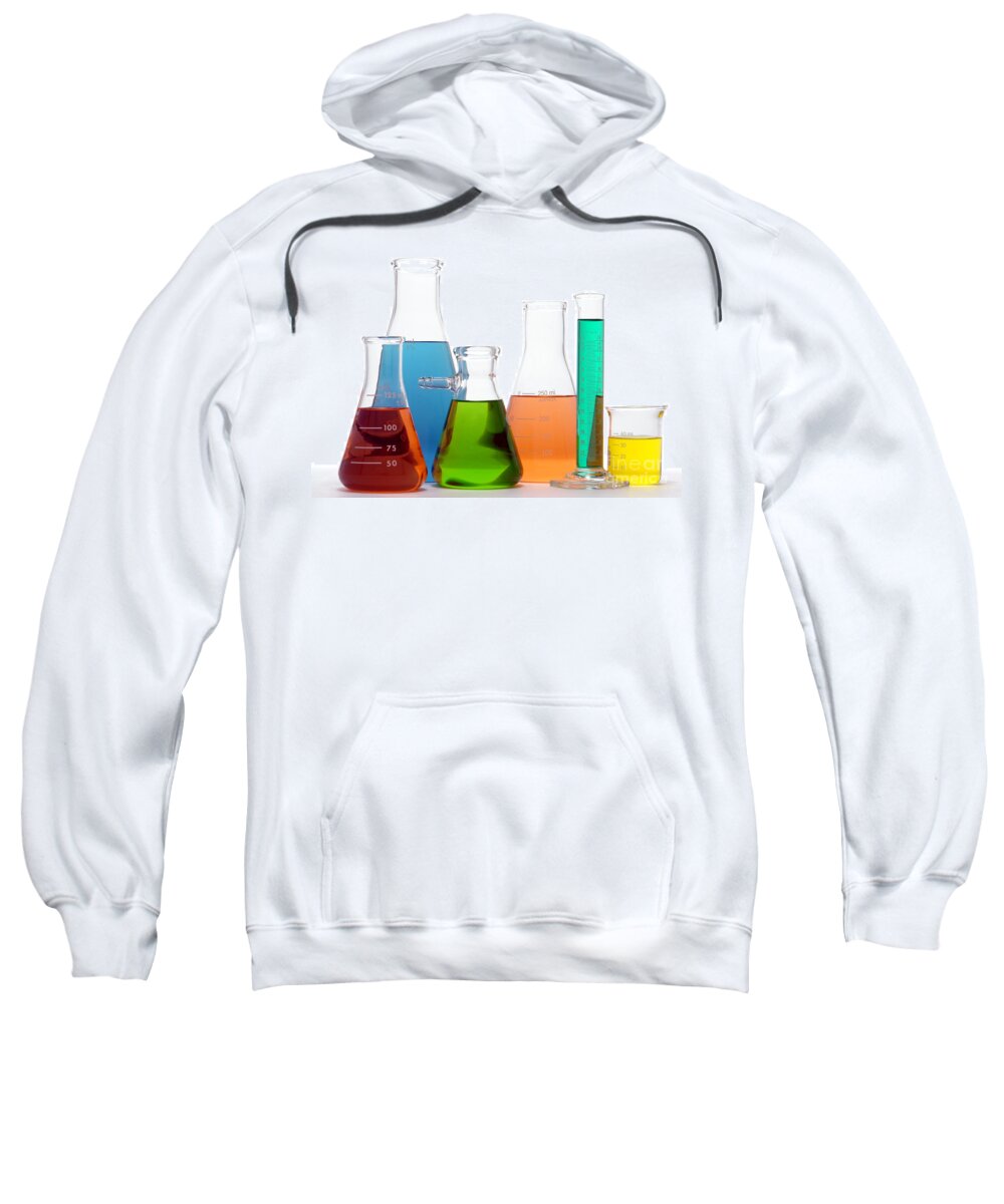 Lab Sweatshirt featuring the photograph Laboratory Equipment in Science Research Lab #17 by Science Research Lab
