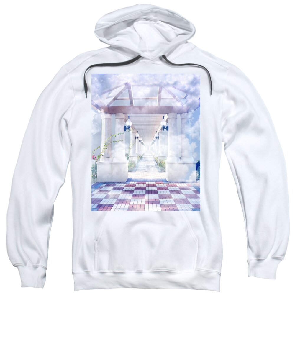 Surreal Sweatshirt featuring the photograph Gateway to Heaven by Rudy Umans