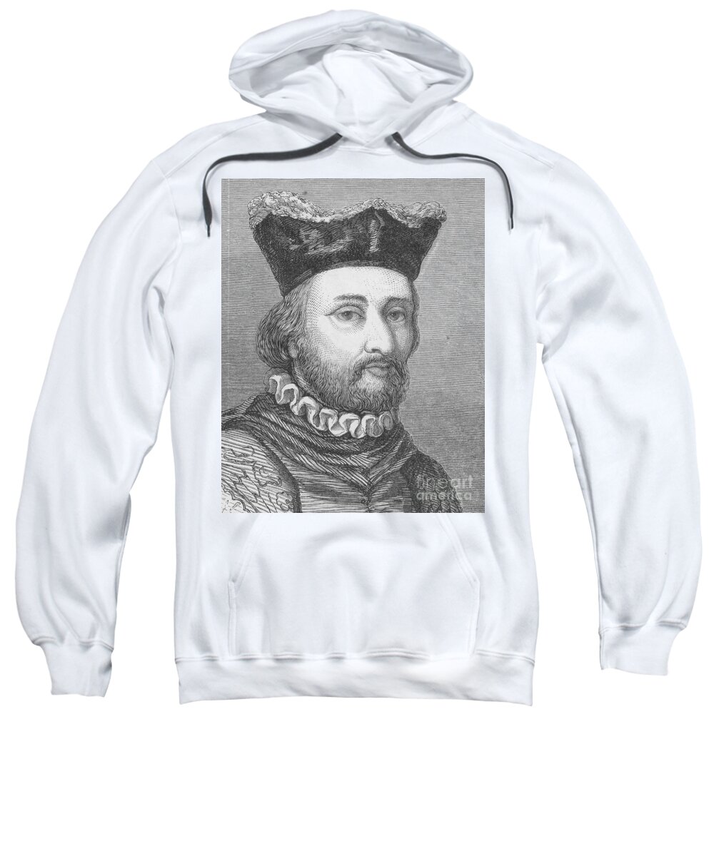 Science Sweatshirt featuring the photograph Arnaldus De Villa Nova, Spanish Polymath by Science Source