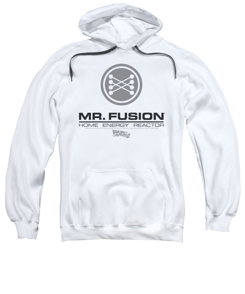 Sweatshirt featuring the digital art Back To The Future II - Mr. Fusion Logo by Brand A