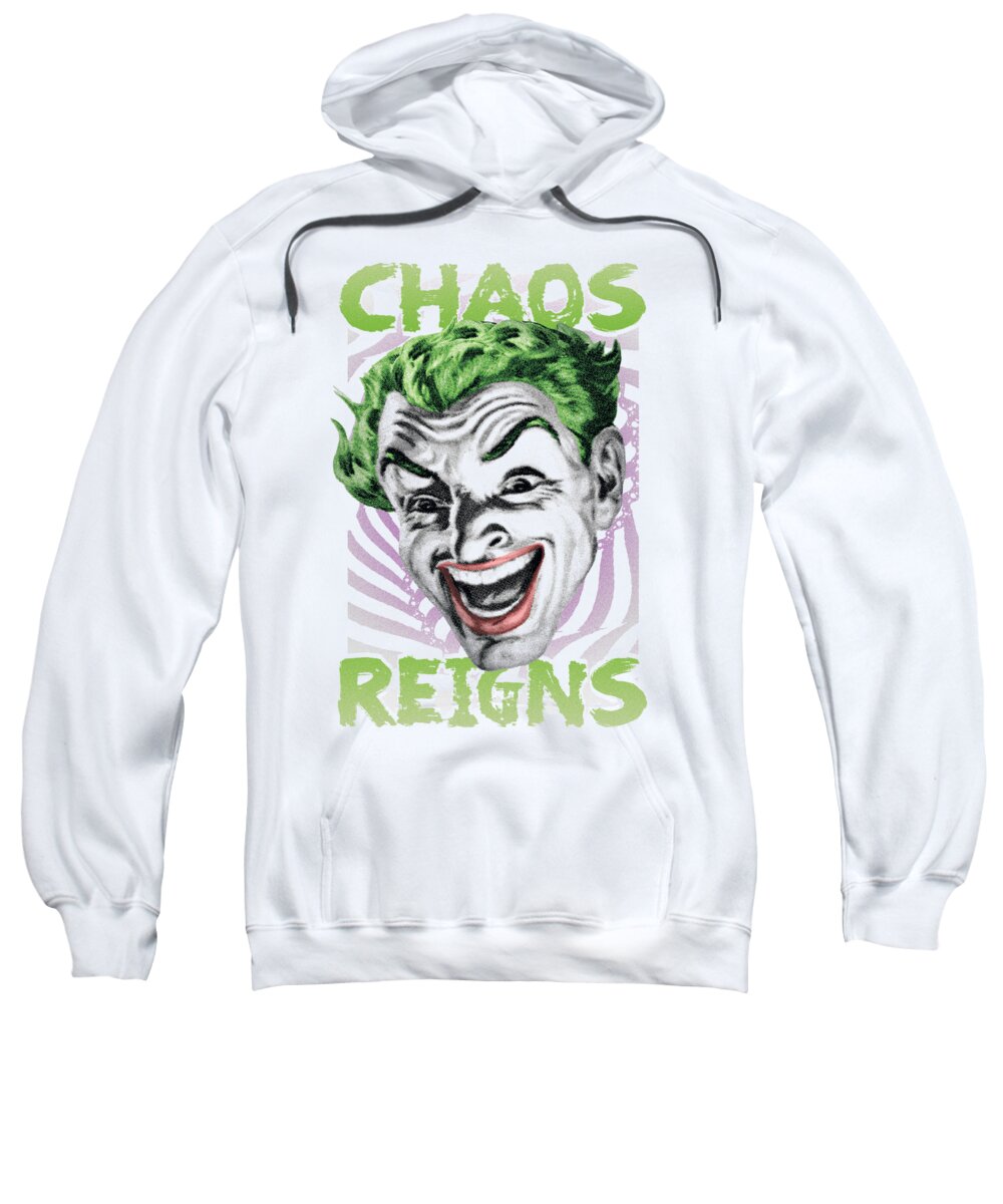  Sweatshirt featuring the digital art Batman Classic Tv - Chaos Reigns by Brand A