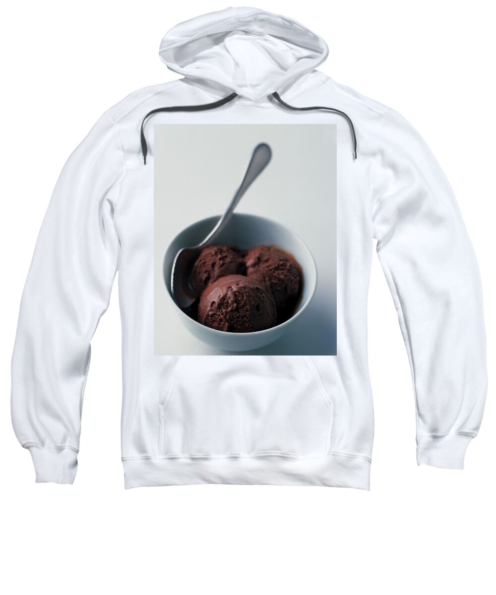 Dairy Sweatshirt featuring the photograph Chocolate Gelato by Romulo Yanes