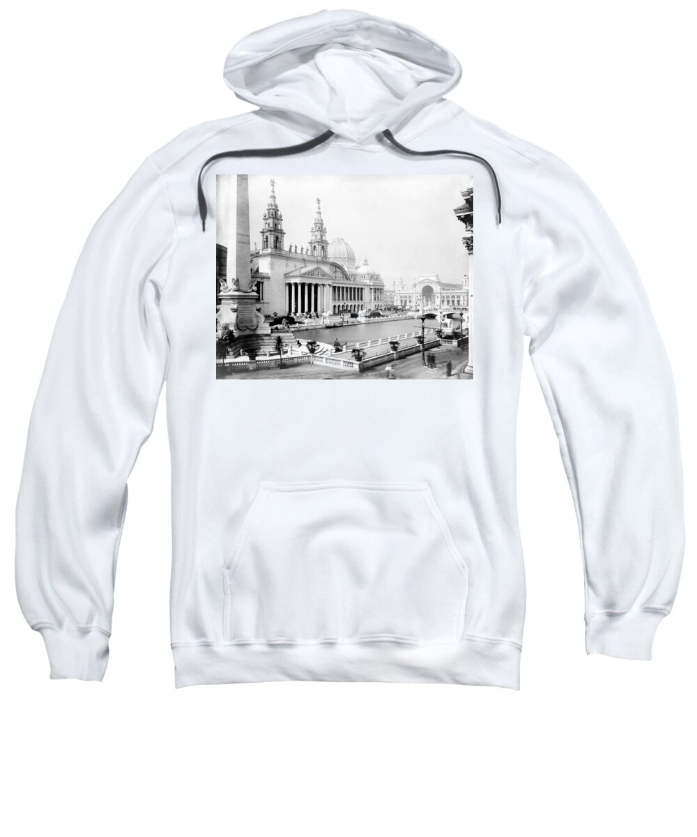 Science Sweatshirt featuring the photograph Columbian Expo, Palace Of Mechanic by Science Source