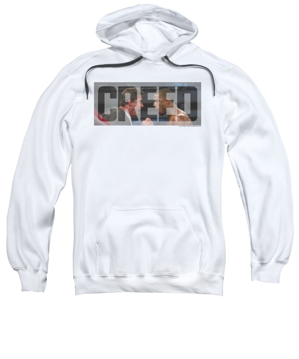  Sweatshirt featuring the digital art Creed - Pep Talk by Brand A