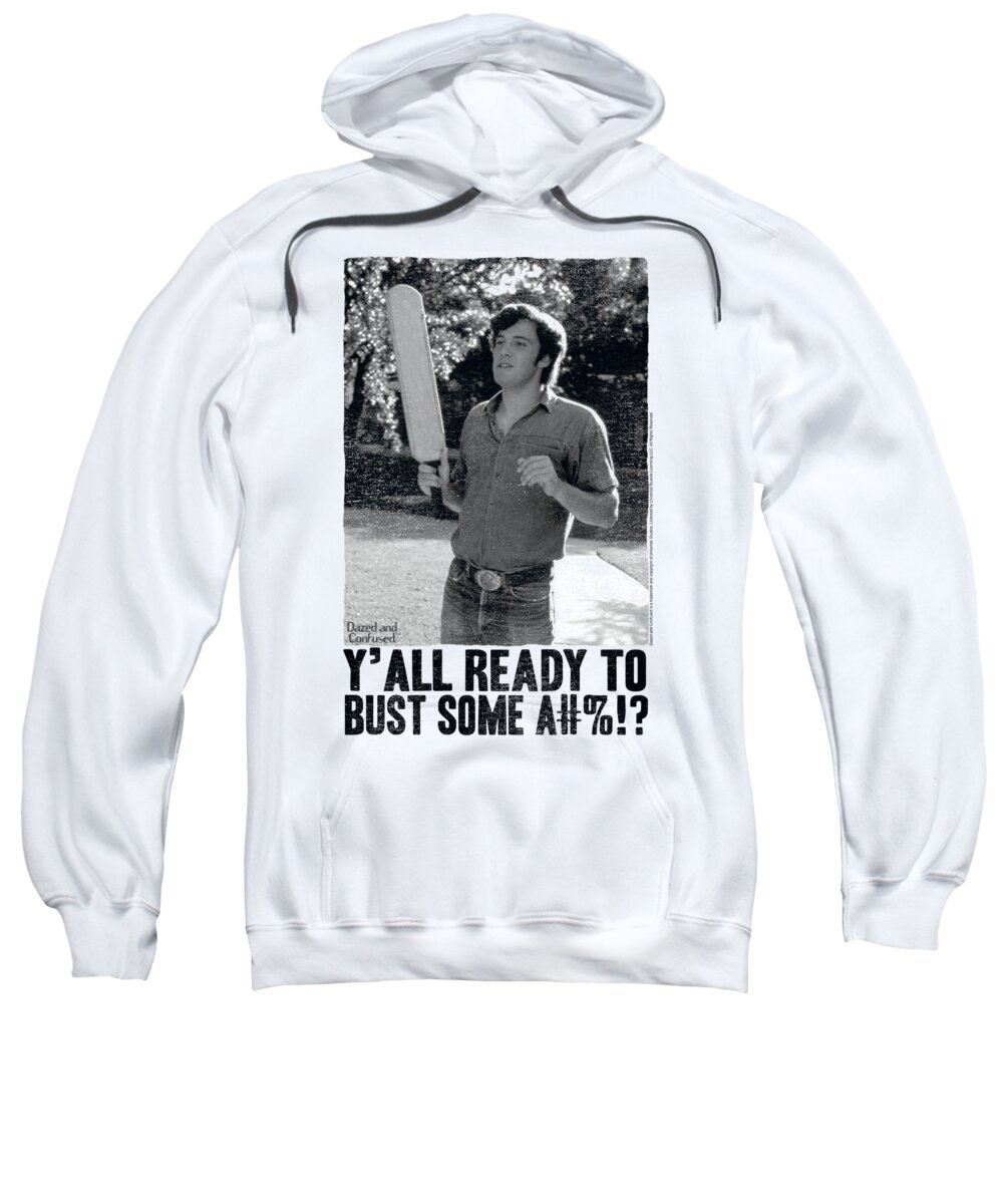  Sweatshirt featuring the digital art Dazed And Confused - Paddle by Brand A