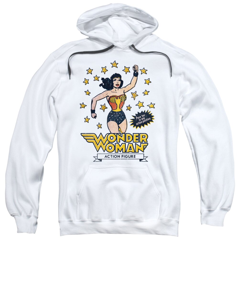  Sweatshirt featuring the digital art Dc - Action Figure by Brand A