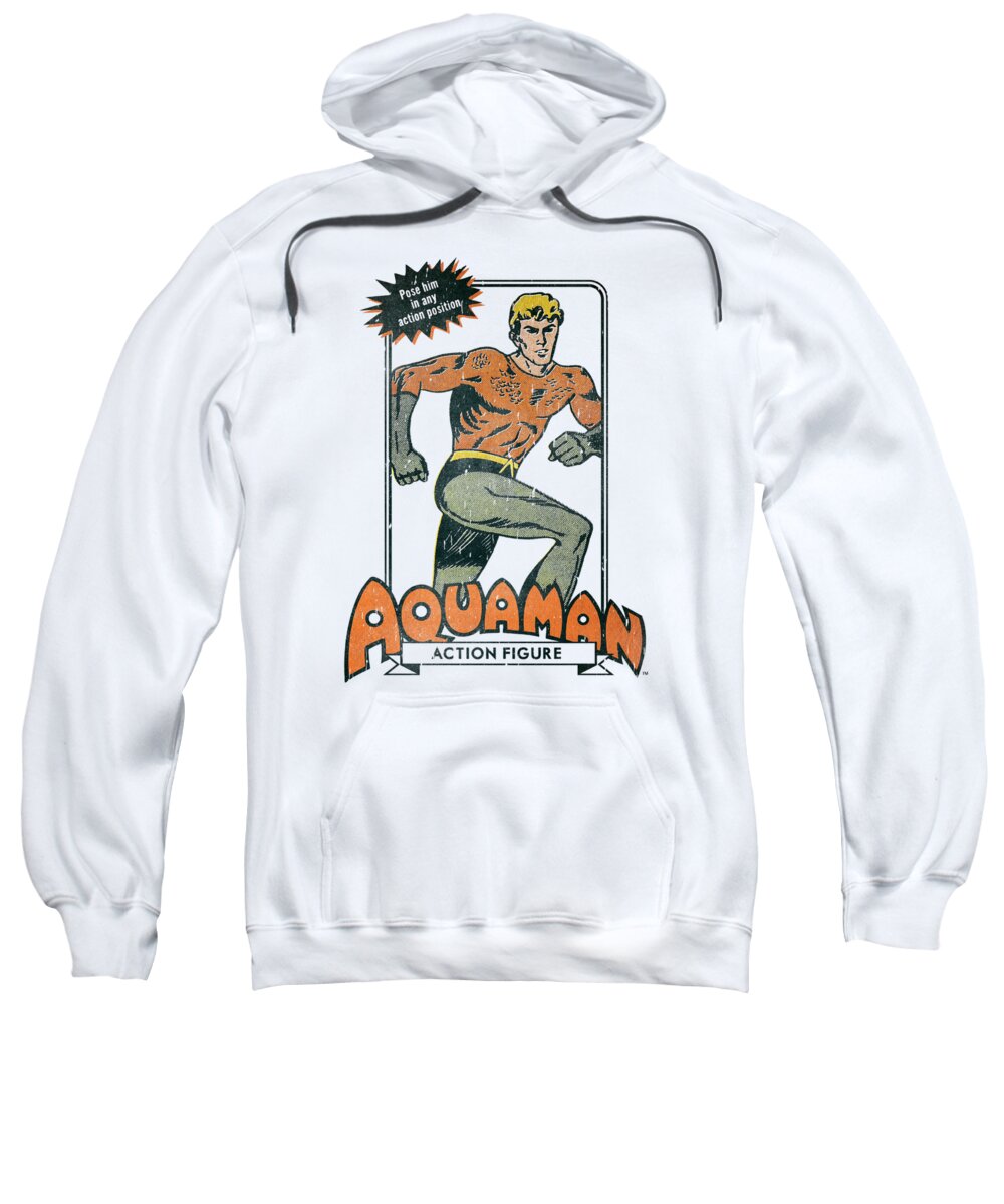  Sweatshirt featuring the digital art Dc - Am Action Figure by Brand A