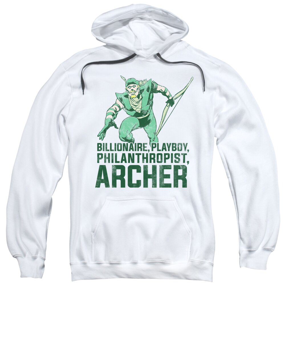  Sweatshirt featuring the digital art Dc - Archer by Brand A