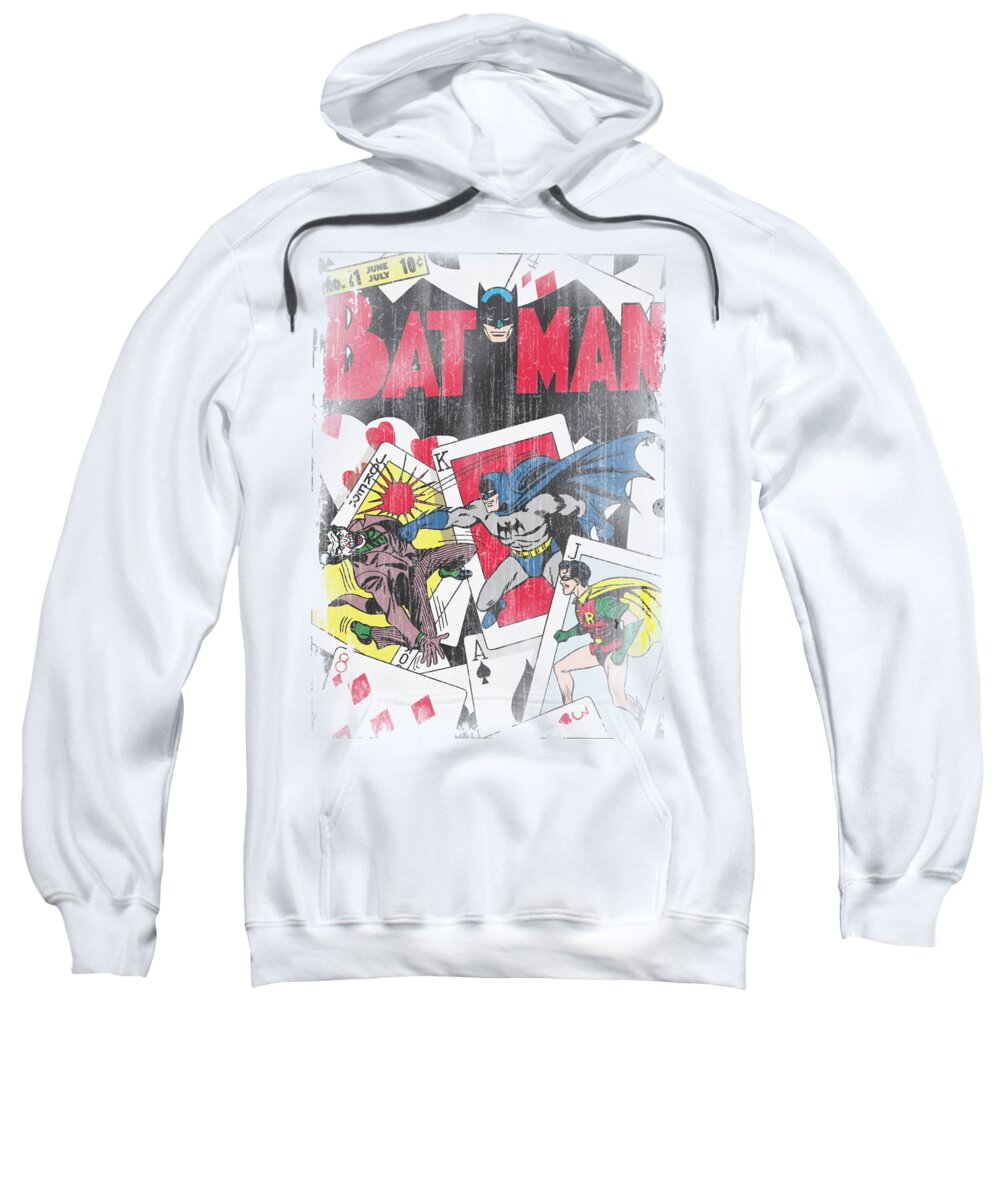 Dc Comics Sweatshirt featuring the digital art Dc - Number 11 Distressed by Brand A