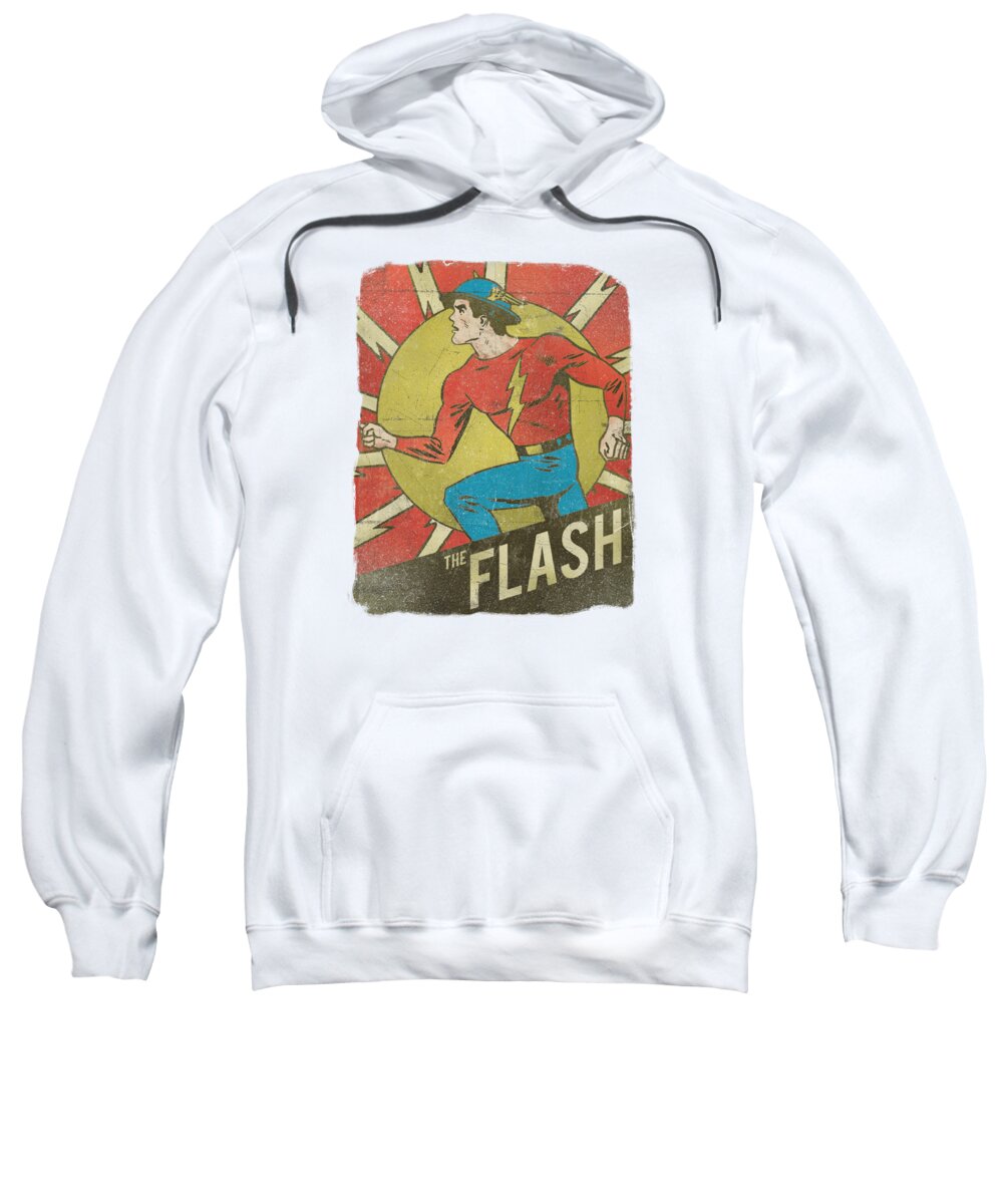  Sweatshirt featuring the digital art Dc - Tattered Poster by Brand A
