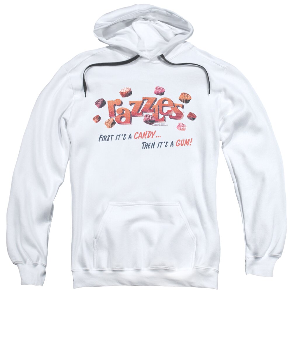 Dubble Bubble Sweatshirt featuring the digital art Dubble Bubble - A Gum And A Candy by Brand A