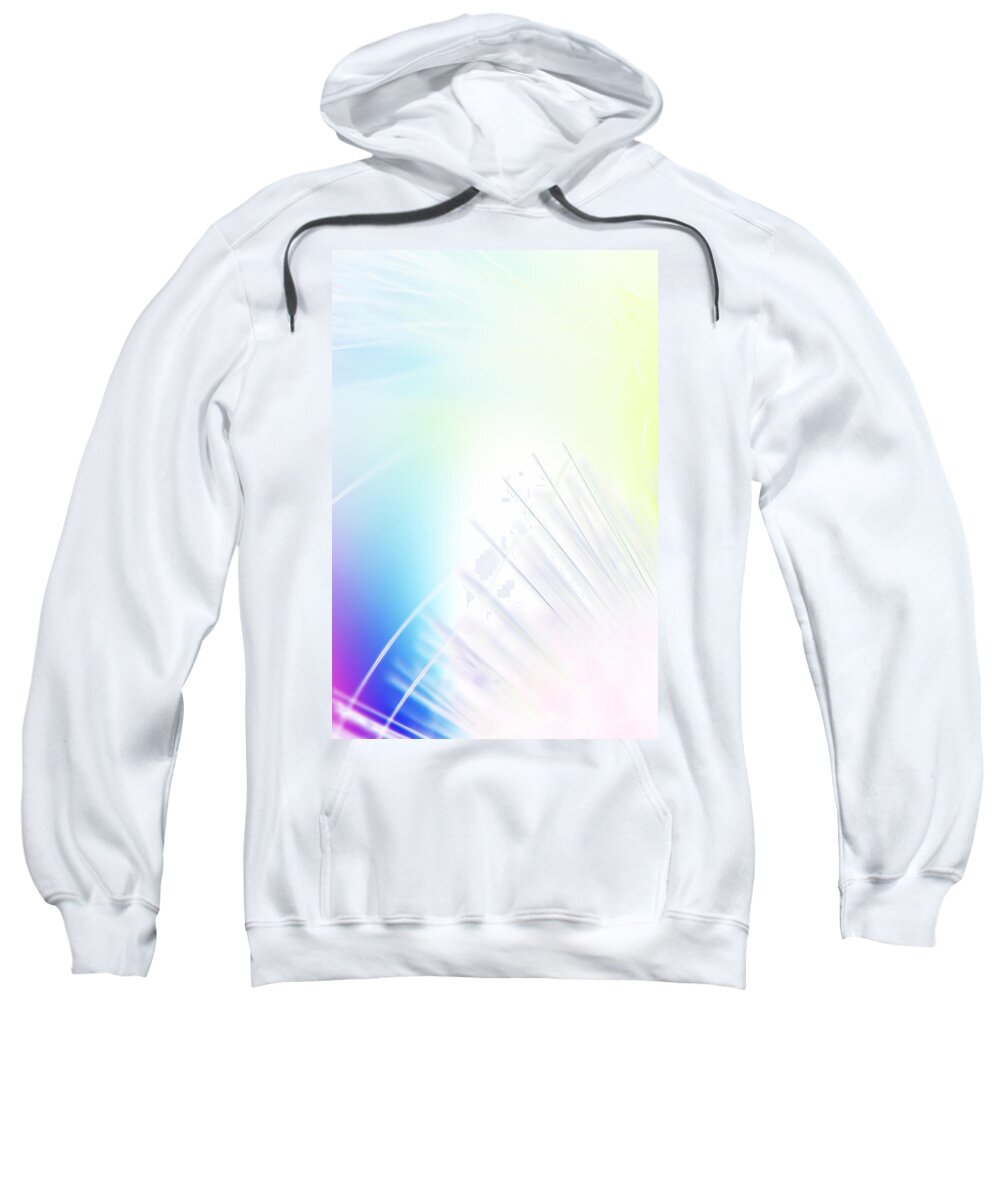 Abstract Sweatshirt featuring the photograph Empty Spaces by Dazzle Zazz