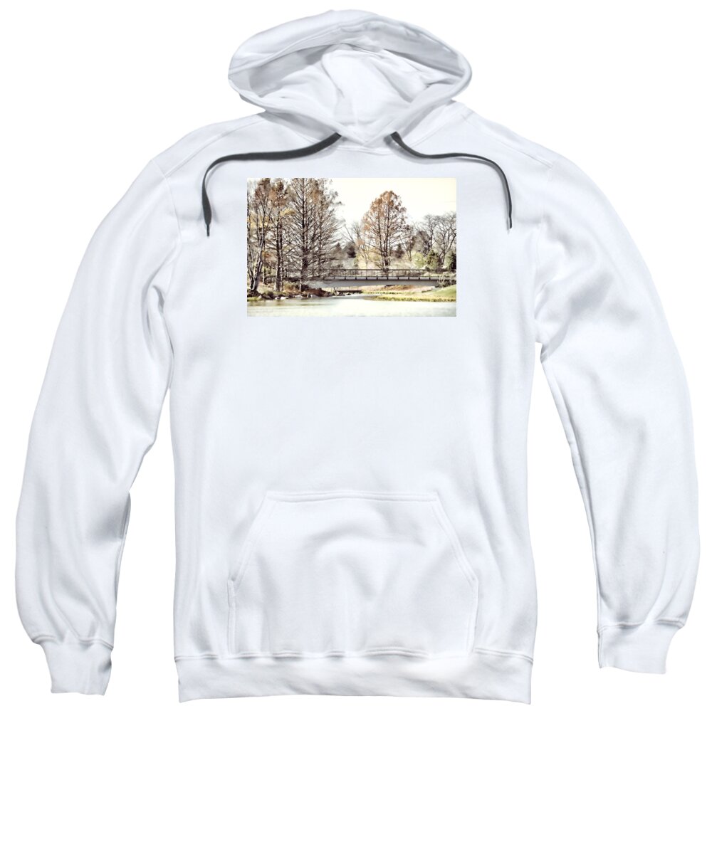 Landscape Sweatshirt featuring the photograph Fading Palette of Fall by Julie Palencia