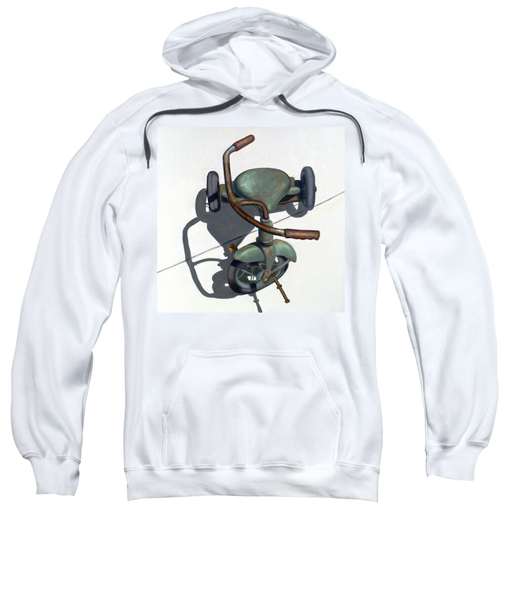 Favorite Ride Sweatshirt featuring the painting Favorite Ride by Shannon Grissom