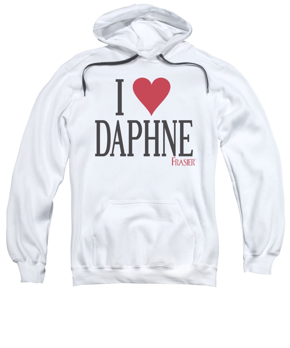  Sweatshirt featuring the digital art Frasier - I Heart Daphne by Brand A