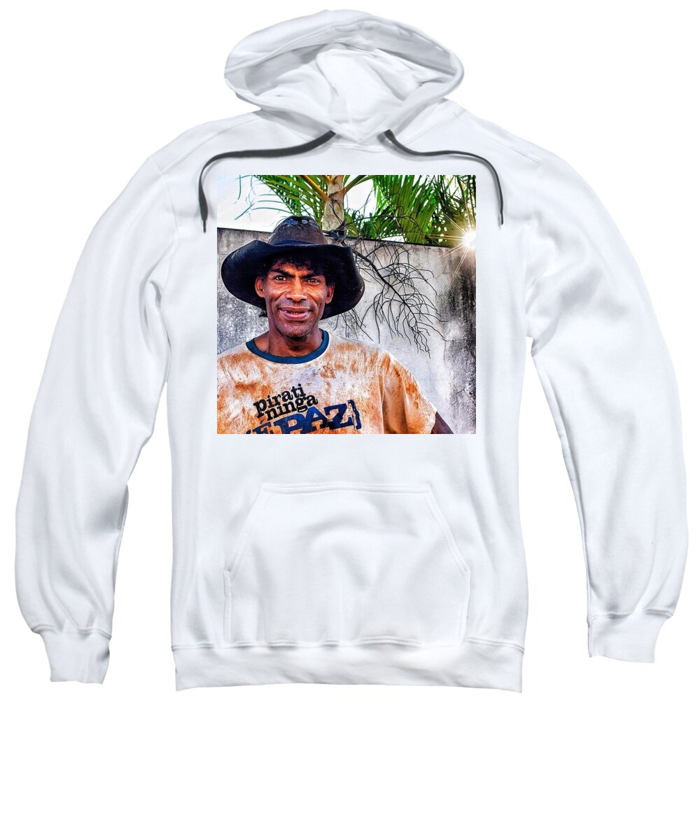Brazil Sweatshirt featuring the photograph Hard Working In Brazil by Aleck Cartwright