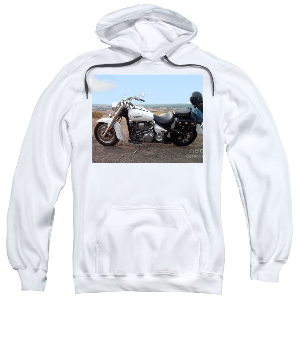 Motorcycle Sweatshirt featuring the photograph Harley Davidson by Charles Robinson