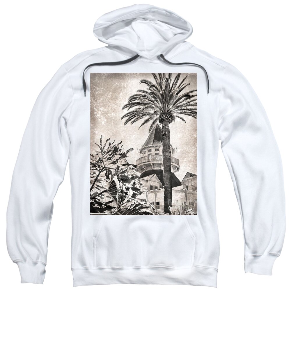 San Diego Sweatshirt featuring the photograph Hotel del Coronado by Peggy Hughes