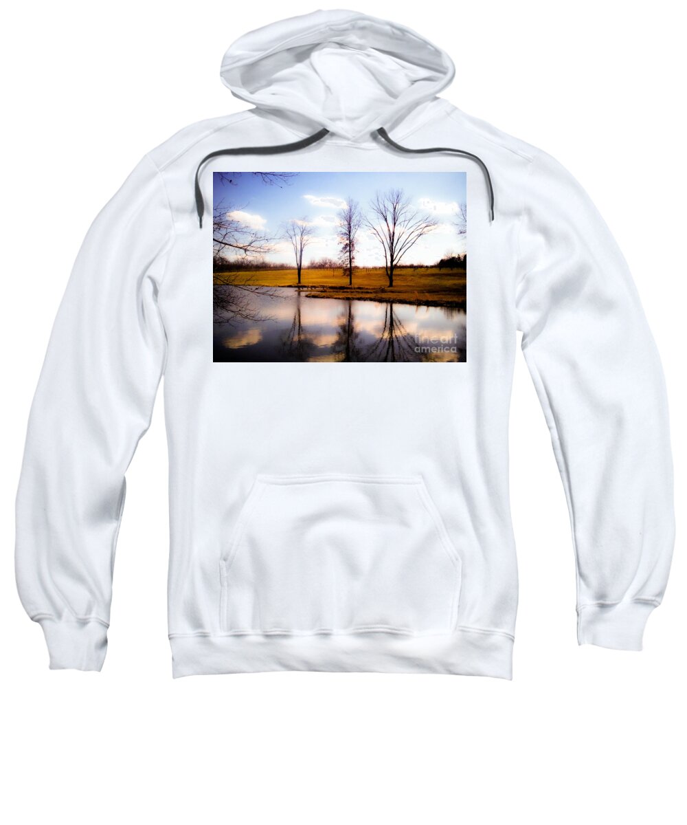 Landscape Sweatshirt featuring the photograph In The Mood by Peggy Franz