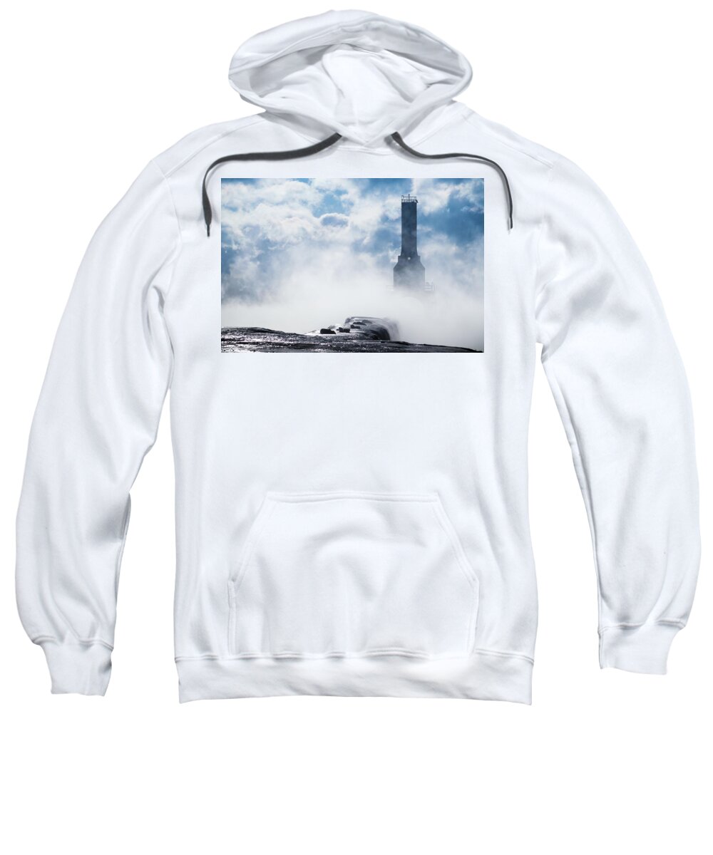 Landscape Sweatshirt featuring the photograph Just Cold and Disappear by James Meyer