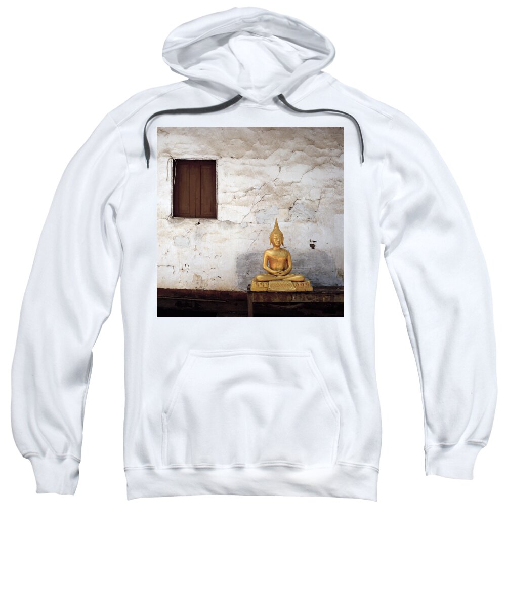 Solitude Sweatshirt featuring the photograph Meditation In Laos by Shaun Higson