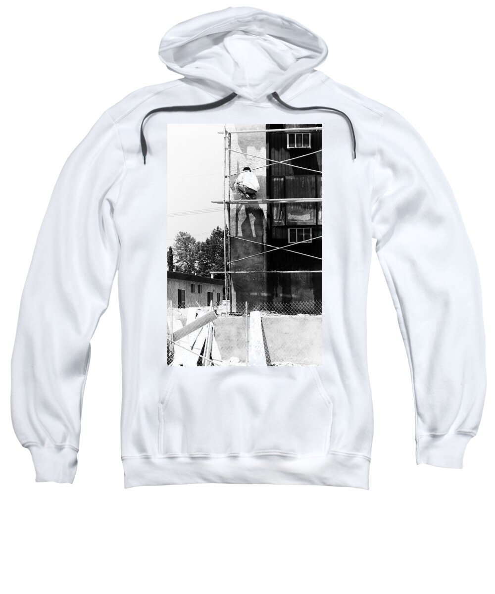 Painters Sweatshirt featuring the photograph Men at work by Karl Rose