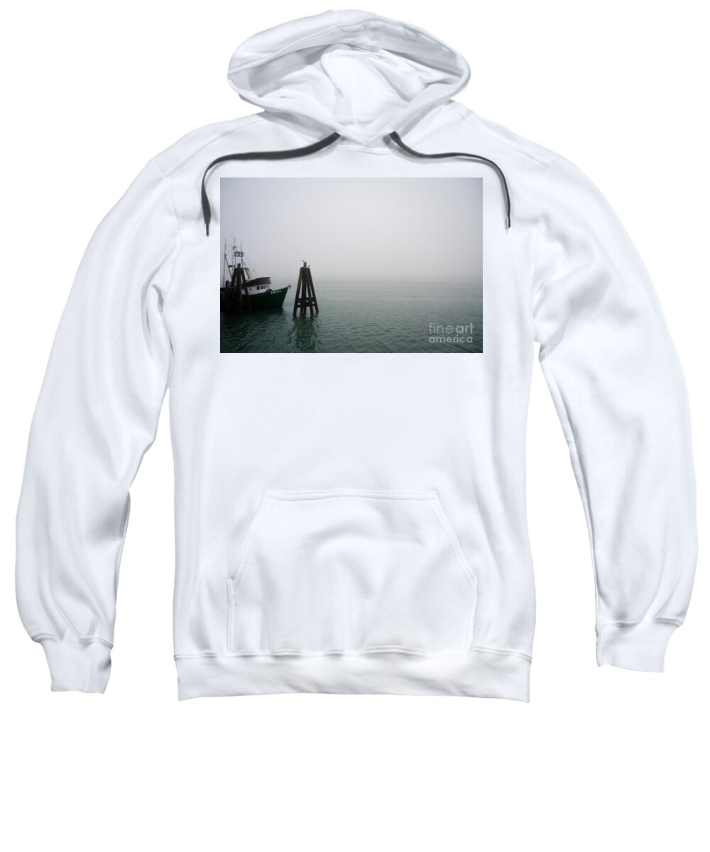 Cml Brown Sweatshirt featuring the photograph Moored by CML Brown